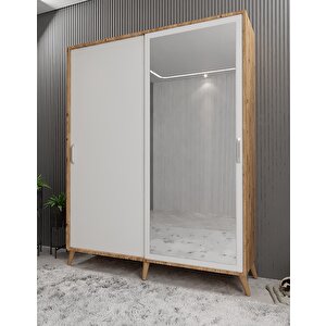 Life Sürgülü Portmanto Çam&beyaz 180 cm