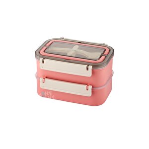 Vagonlife 3 Bölmeli Çelik Saklama Kabı 1600 Ml Bl2221-2