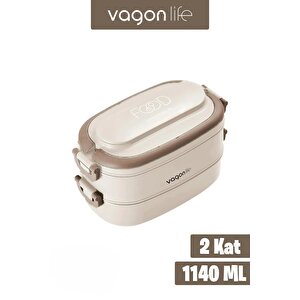1140 Ml 2 Kat Paslanmaz Çelik Çorba Kaseli Bento Lunch Box Yeni Nesil Sefer Tası