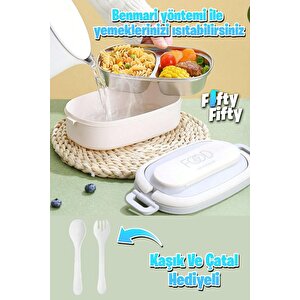 Vagonlife 1140 Ml 2 Kat Paslanmaz Çelik Çorba Kaseli Bento Lunch Box Yeni Nesil Sefer Tası