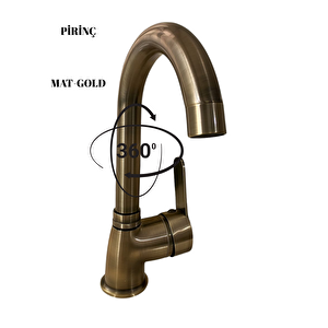 Mat-gold Lavabo Bataryasi-pi̇ri̇nç