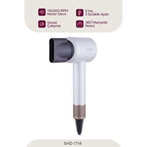 Shd-1714 Bldc Saç Kurutma Makinesi-beyaz