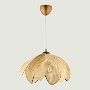 Dolente Hasır Sarkıt Avize Naturel (40x70 Cm) Naturel