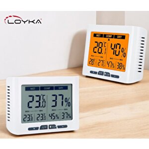 Loyka Dth-150 Geniş Ekranlı Sıcaklık Nem Ölçer