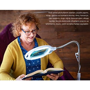 Texta Standmag Ayaklı Esnek Boyunlu Ledli Büyüteç