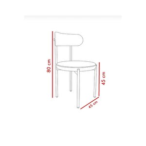 Royal Masa Sandalye 4+1 Mutfak Masa-sandalye Elisa Model Mermer Desenli