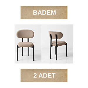 2 Adet, Badem Sandalye,