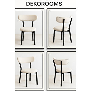 Dekorooms, D Teddy Sandalye, 4 Adet