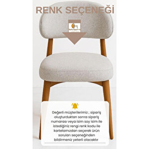 Dekorooms, Ahşap Polo Sandalye, 4 Adet