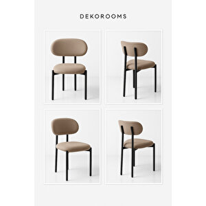 Dekorooms, Badem Sandalye, 4 Adet