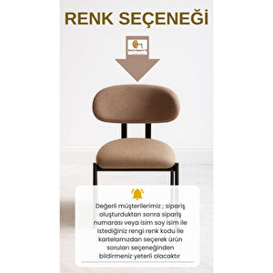 Dekorooms, Badem Sandalye, 4 Adet