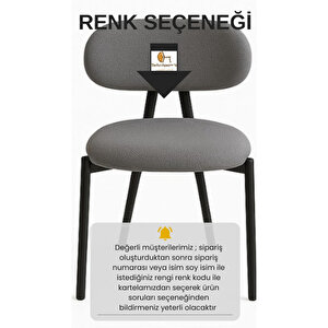 2 Adet, X Badem Sandalye,