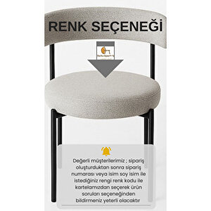 Dekorooms,teddy Sandalye,4 Adet