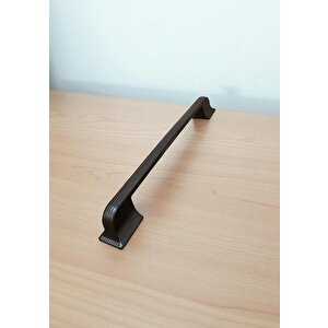 Beta Çizgili Siyah Alüminyum Metal Lüks Modern Mobilya Çekmece Mutfak Dolabı Kulpu 160mm-192mm