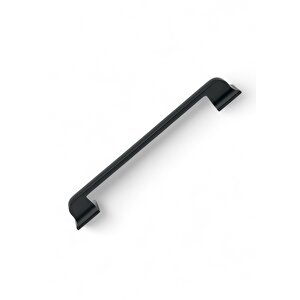 Beta Düz Antrasit Alüminyum Metal Lüks Modern Mobilya Çekmece Mutfak Dolabı Kulpu 160mm-192mm 1 Adet