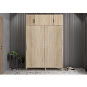 Trend Eko Sürgülü Portmanto Meşe 140 cm