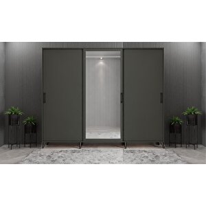 Mükemmel Sürgülü Portmanto Füme 180 cm