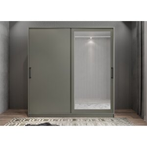 Bar Sürgülü Portmanto Füme 120 cm