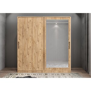 Bar Sürgülü Portmanto Çam 180 cm
