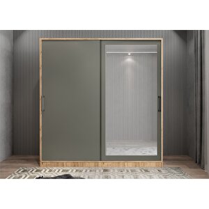 Bar Sürgülü Portmanto Çam&füme 140 cm