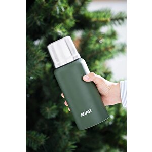 Karat X Serisi Paslanmaz Çelik 0,75 Lt Kamp Termos Yeşil Tms-08366