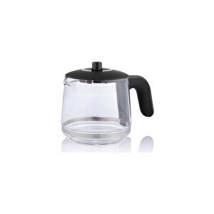 Arnica Ih33205 Demli Stil Cam Demlik Çay Makinesi Siyah