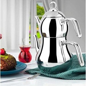 Lines Şahmeran Mini Boy 2 No Çelik Çaydanlık Metal Sap
