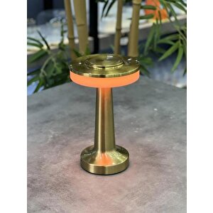 Dekoratif Gold Metal Masa Lambası - 20 Cm Acr-491