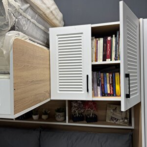 Viola Komple Mdf Membran Dolaplı Yavrulu Ranza Montaj Dahil Cb