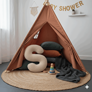 Litera, S Harfi, Yastık, Kırlent, Elyaf Dolgulu, Welsoft Kumaş, 40 Cm