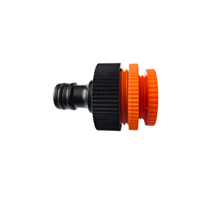 Hortum Bağlantı Aparatı Adaptör 3 Farklı Ölçülü Eki 1/2" - 3/4" - 1" Md306 Bahçe Hortum Ucu Plastik