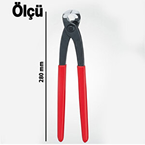 Profesyonel Betoncu Kerpeteni 280 Mm İnşaat Demir Kesme Pense Dayanıklı Sıkıştırma El Aleti