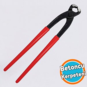 Profesyonel Betoncu Kerpeteni 250 Mm Demir Bağlama Ve Kesme Pensesi Ergonomik Saplı Dayanıklı Model