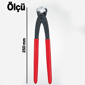 Profesyonel Betoncu Kerpeteni 250 Mm Demir Bağlama Ve Kesme Pensesi Ergonomik Saplı Dayanıklı Model