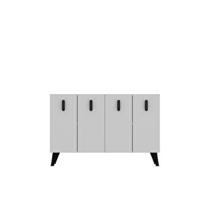 8180km-64dd Konsol,kahve Köşesi̇,ayakkabilik,ofi̇s Evrak Dolabi,mutfak Ki̇ler Dolabi,tv Üni̇tesi̇-BEYAZ-BEYAZ