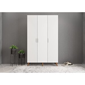 Life Eko 3 Kapaklı Portmanto Ceviz&beyaz 120 cm