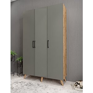 Life Eko 3 Kapaklı Portmanto Çam&füme 105 cm