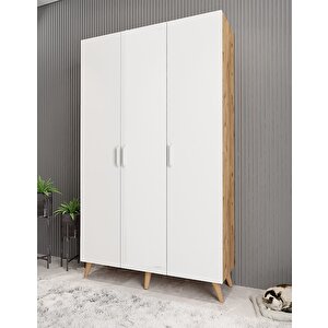 Life Eko 3 Kapaklı Portmanto Çam&beyaz 120 cm