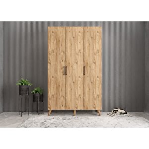 Life Eko 3 Kapaklı Portmanto Çam 135 cm