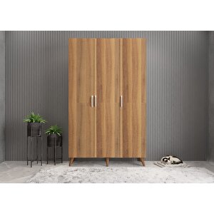 Life Eko 3 Kapaklı Portmanto Ceviz 135 cm
