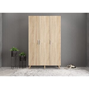 Life Eko 3 Kapaklı Portmanto Meşe 135 cm