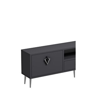 1311dropdd-32 Tv Sehpasi ANTRASİT-SİYAH-GÜMÜŞ