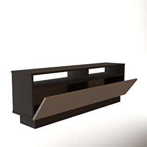 Mobiga Modena Tv Sehpası Antrasit Gövde Beyaz Kapaklı 145 Cm