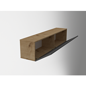 Mobiga Perna Duvara Monte Tv Sehpası Safirmeşe Gövde Antrasit Kapak 150 Cm