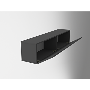 Mobiga Perna Duvara Monte Tv Ünitesi Antrasit 150 Cm