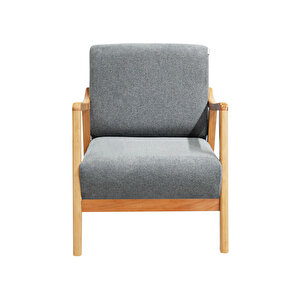 Favela Bohem Çay Seti Natürel Ahşap, Gri (1 Adet İki̇li̇ Berjer+1 Adet Tekli̇ Berjer)