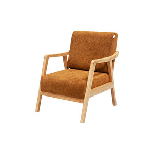 Favela Bohem Çay Seti Natürel Ahşap, Hardal (1 Adet İki̇li̇ Berjer+1 Adet Tekli̇ Berjer)