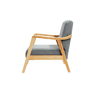 Favela Bohem Berjer Natürel Ahşap, Gri