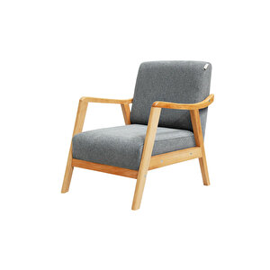 Favela Bohem Çay Seti Natürel Ahşap, Gri (1 Adet İki̇li̇ Berjer 2 Adet Tekli̇ Berjer 1 Adet Sehpa)