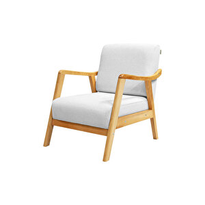 Favela Bohem Çay Seti Natürel Ahşap,kırık Beyaz(1 Adet Iki̇li̇ Berjer 2adet Tekli̇ Berjer 1adet Sehpa)